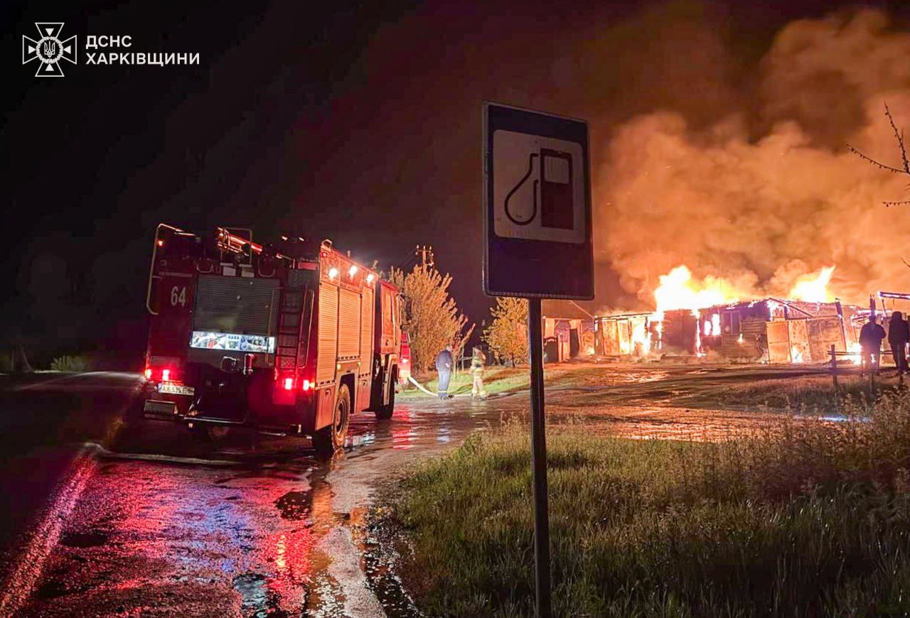 Вогнеборці ліквідували маштабну пожежу під Харковом (фото)
